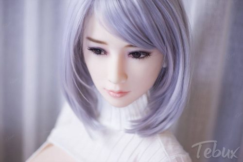 Sex doll for men standing up wearing white top